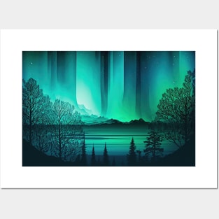 Aurora Borealis Posters and Art